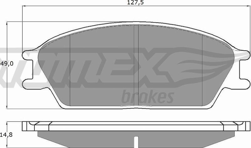 TOMEX brakes TX 11-06 - Kit pastiglie freno, Freno a disco autozon.pro