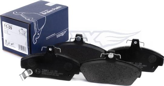 TOMEX brakes TX 11-39 - Kit pastiglie freno, Freno a disco autozon.pro