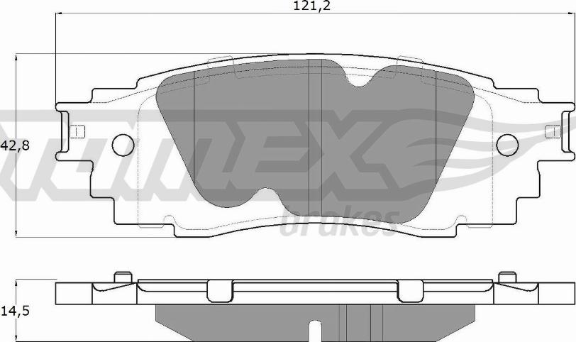 TOMEX brakes TX 18-98 - Kit pastiglie freno, Freno a disco autozon.pro