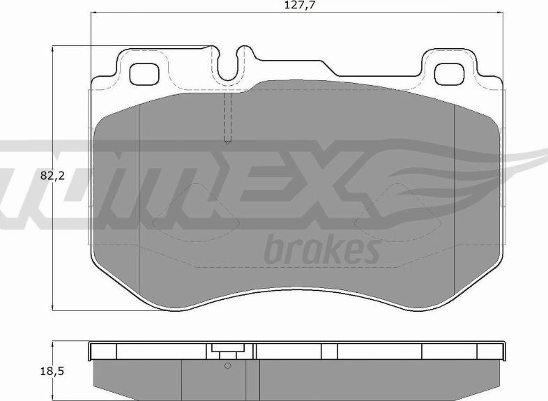 TOMEX brakes TX 18-51 - Kit pastiglie freno, Freno a disco autozon.pro