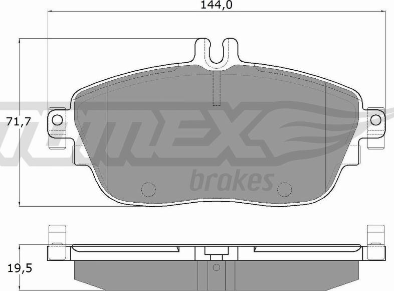 TOMEX brakes TX 18-06 - Kit pastiglie freno, Freno a disco autozon.pro