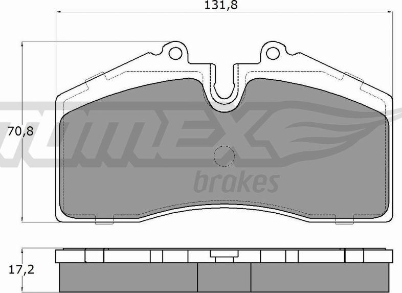 TOMEX brakes TX 18-01 - Kit pastiglie freno, Freno a disco autozon.pro