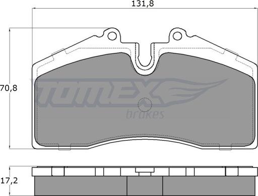 TOMEX brakes TX 18-01 - Kit pastiglie freno, Freno a disco autozon.pro