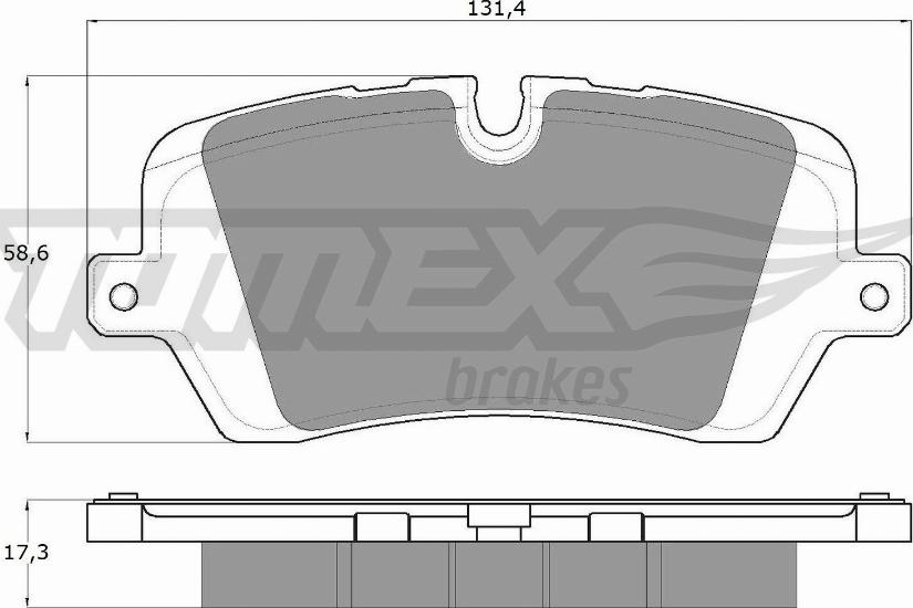 TOMEX brakes TX 18-34 - Kit pastiglie freno, Freno a disco autozon.pro