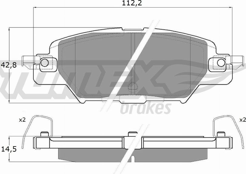 TOMEX brakes TX 18-31 - Kit pastiglie freno, Freno a disco autozon.pro