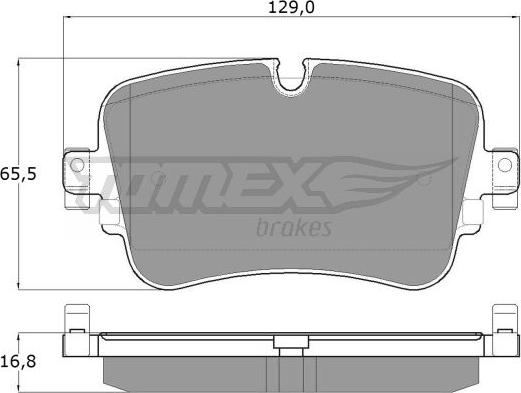 TOMEX brakes TX 18-24 - Kit pastiglie freno, Freno a disco autozon.pro