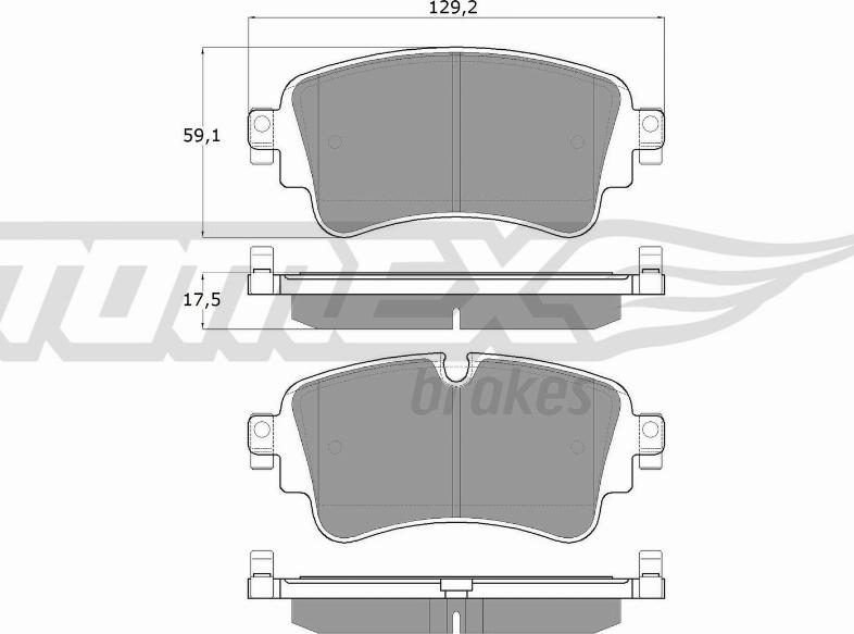 TOMEX brakes TX 18-23 - Kit pastiglie freno, Freno a disco autozon.pro