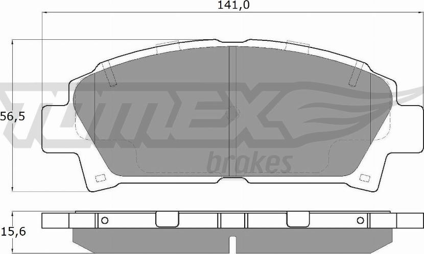 TOMEX brakes TX 13-63 - Kit pastiglie freno, Freno a disco autozon.pro