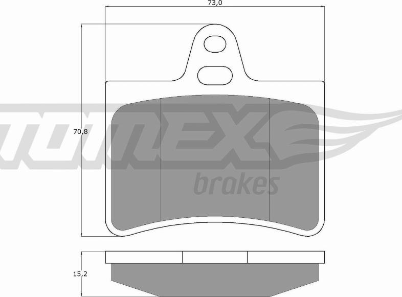 TOMEX brakes TX 13-33 - Kit pastiglie freno, Freno a disco autozon.pro