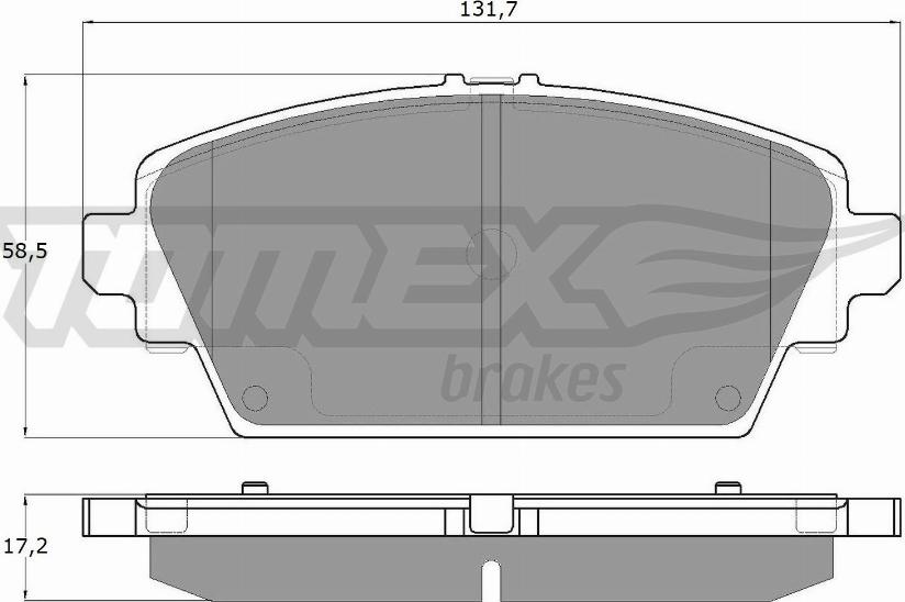 TOMEX brakes TX 12-94 - Kit pastiglie freno, Freno a disco autozon.pro