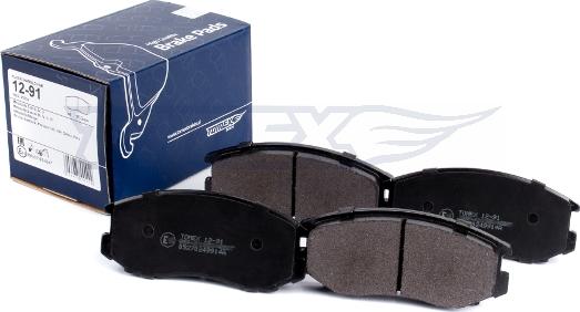 TOMEX brakes TX 12-91 - Kit pastiglie freno, Freno a disco autozon.pro