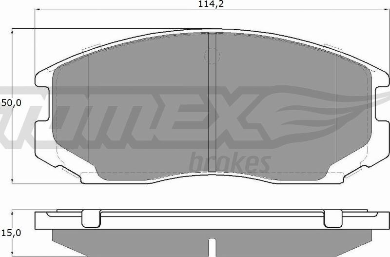 TOMEX brakes TX 12-91 - Kit pastiglie freno, Freno a disco autozon.pro