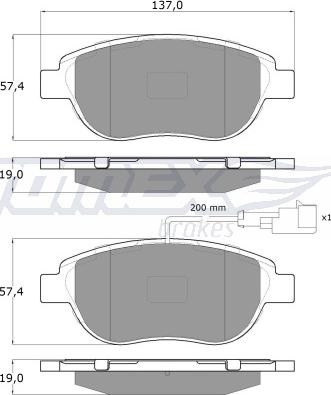 ATE LD3983 - Kit pastiglie freno, Freno a disco autozon.pro