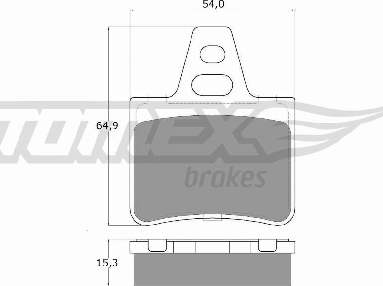 TOMEX brakes TX 12-06 - Kit pastiglie freno, Freno a disco autozon.pro