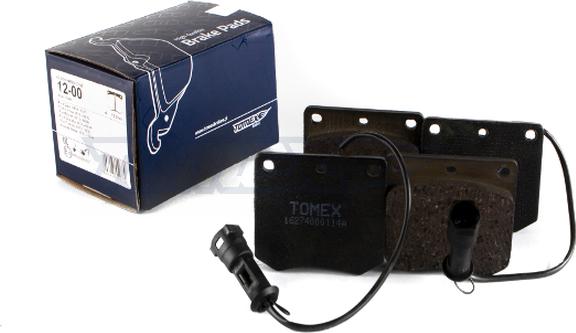 TOMEX brakes TX 12-00 - Kit pastiglie freno, Freno a disco autozon.pro