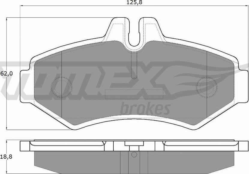 TOMEX brakes TX 12-34 - Kit pastiglie freno, Freno a disco autozon.pro