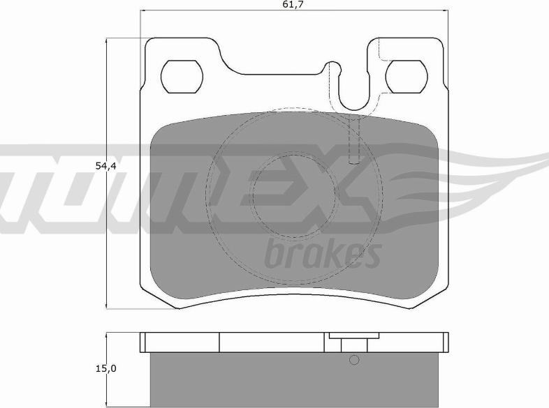 TOMEX brakes TX 12-30 - Kit pastiglie freno, Freno a disco autozon.pro