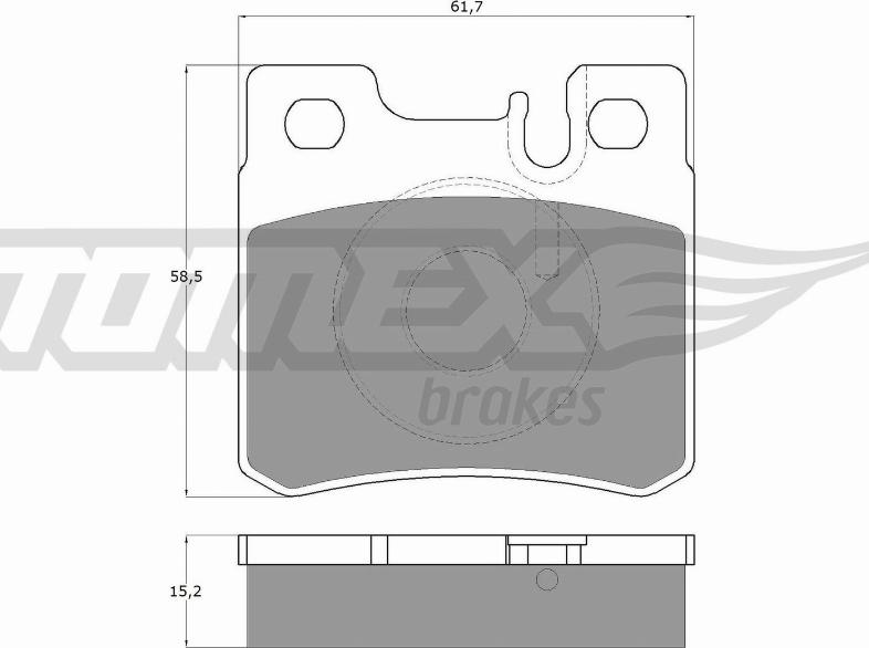 TOMEX brakes TX 12-33 - Kit pastiglie freno, Freno a disco autozon.pro