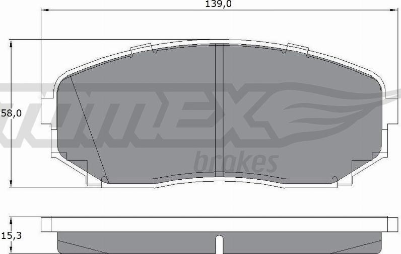 TOMEX brakes TX 17-421 - Kit pastiglie freno, Freno a disco autozon.pro