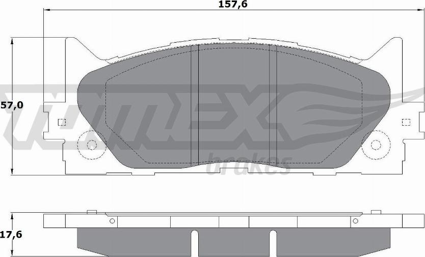 TOMEX brakes TX 17-59 - Kit pastiglie freno, Freno a disco autozon.pro