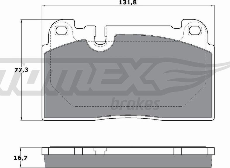 TOMEX brakes TX 17-14 - Kit pastiglie freno, Freno a disco autozon.pro