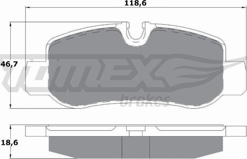 TOMEX brakes TX 17-81 - Kit pastiglie freno, Freno a disco autozon.pro