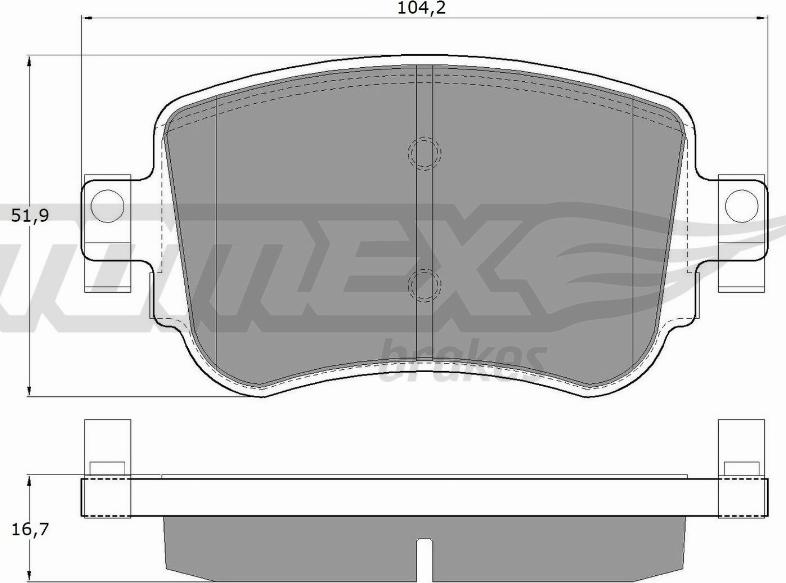 TOMEX brakes TX 17-32 - Kit pastiglie freno, Freno a disco autozon.pro