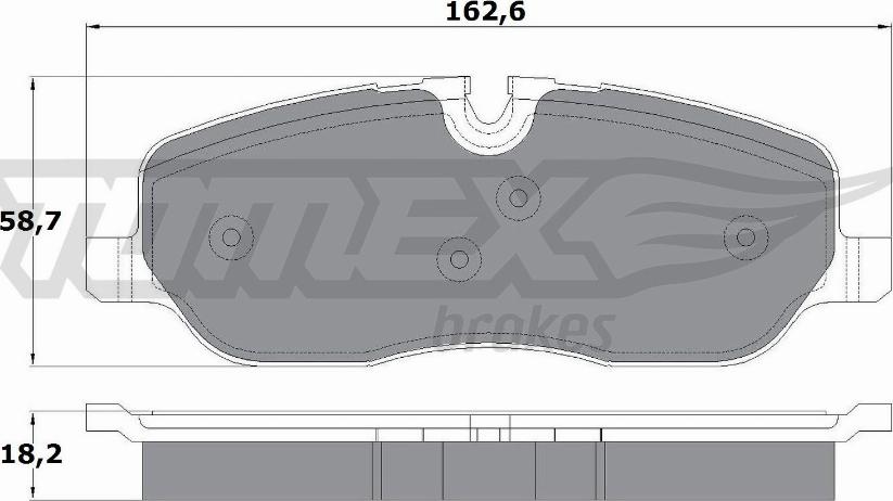 TOMEX brakes TX 17-71 - Kit pastiglie freno, Freno a disco autozon.pro