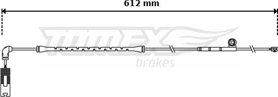 TOMEX brakes TX 30-90 - Contatto segnalazione, Usura past. freno / mat. d'attrito autozon.pro