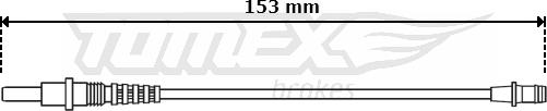 TOMEX brakes TX 30-45 - Contatto segnalazione, Usura past. freno / mat. d'attrito autozon.pro