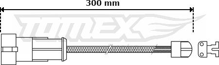 TOMEX brakes TX 30-53 - Contatto segnalazione, Usura past. freno / mat. d'attrito autozon.pro