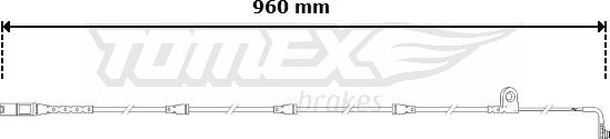 TOMEX brakes TX 30-61 - Contatto segnalazione, Usura past. freno / mat. d'attrito autozon.pro