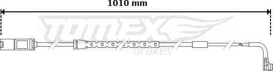 TOMEX brakes TX 30-62 - Contatto segnalazione, Usura past. freno / mat. d'attrito autozon.pro