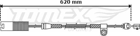 TOMEX brakes TX 30-32 - Contatto segnalazione, Usura past. freno / mat. d'attrito autozon.pro