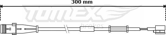 TOMEX brakes TX 30-70 - Contatto segnalazione, Usura past. freno / mat. d'attrito autozon.pro