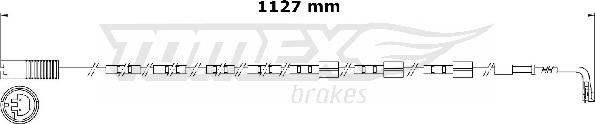 TOMEX brakes TX 31-01 - Contatto segnalazione, Usura past. freno / mat. d'attrito autozon.pro