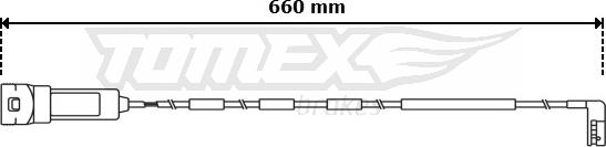 TOMEX brakes TX 31-03 - Contatto segnalazione, Usura past. freno / mat. d'attrito autozon.pro