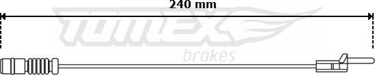 TOMEX brakes TX 31-11 - Contatto segnalazione, Usura past. freno / mat. d'attrito autozon.pro