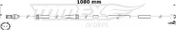 TOMEX brakes TX 31-18 - Contatto segnalazione, Usura past. freno / mat. d'attrito autozon.pro