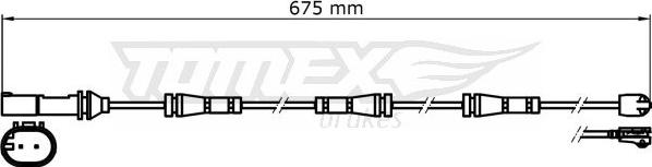 TOMEX brakes TX 31-35 - Contatto segnalazione, Usura past. freno / mat. d'attrito autozon.pro