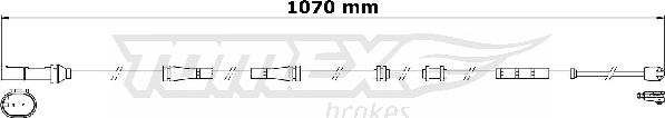 TOMEX brakes TX 31-30 - Contatto segnalazione, Usura past. freno / mat. d'attrito autozon.pro