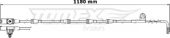 TOMEX brakes TX 31-33 - Contatto segnalazione, Usura past. freno / mat. d'attrito autozon.pro