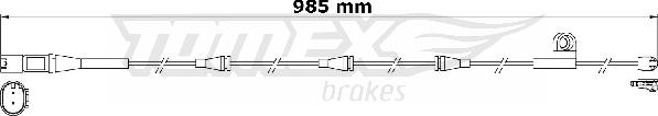 TOMEX brakes TX 31-20 - Contatto segnalazione, Usura past. freno / mat. d'attrito autozon.pro