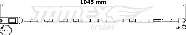 TOMEX brakes TX 31-28 - Contatto segnalazione, Usura past. freno / mat. d'attrito autozon.pro