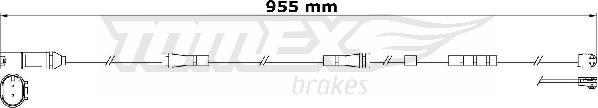 TOMEX brakes TX 31-22 - Contatto segnalazione, Usura past. freno / mat. d'attrito autozon.pro