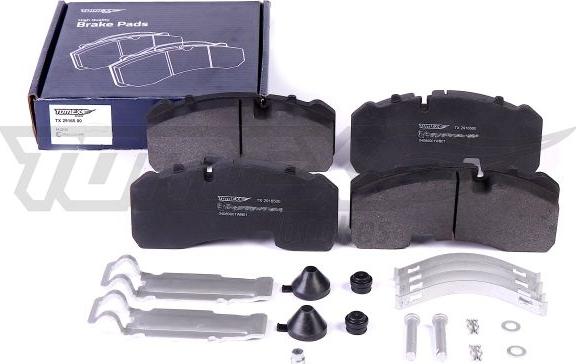 TOMEX brakes TX 29165 00 - Kit pastiglie freno, Freno a disco autozon.pro