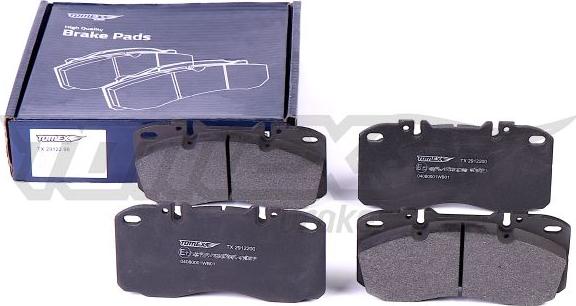 TOMEX brakes TX 29122 00 - Kit pastiglie freno, Freno a disco autozon.pro