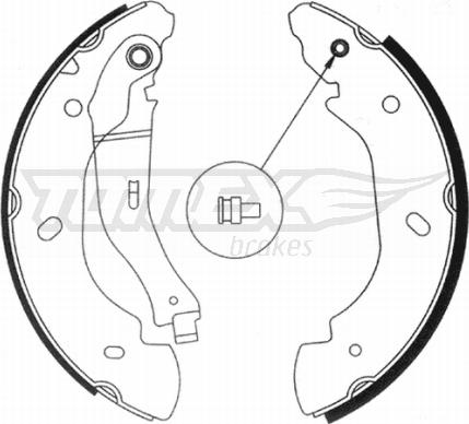 TOMEX brakes TX 20-94 - Kit ganasce freno autozon.pro