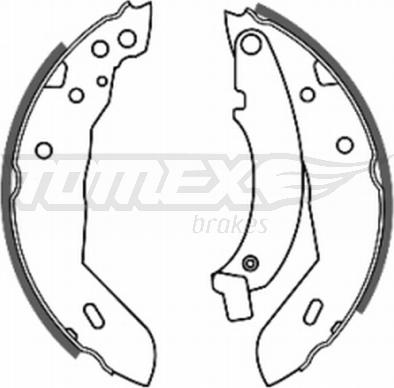 TOMEX brakes TX 20-40 - Kit ganasce freno autozon.pro