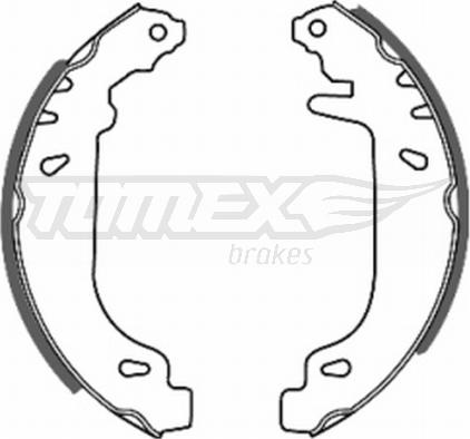 TOMEX brakes TX 20-41 - Kit ganasce freno autozon.pro